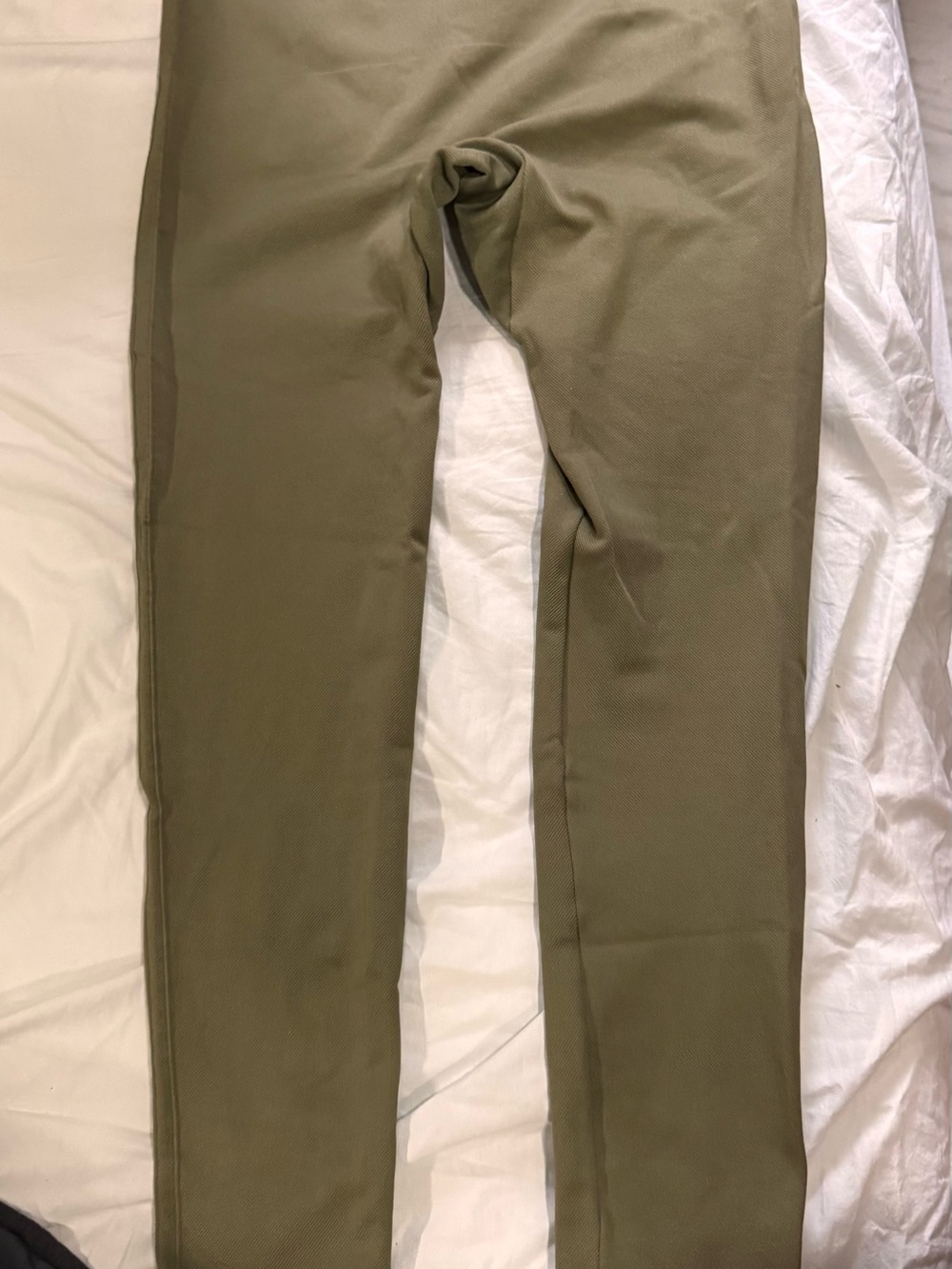 Slim Fit Men's Chinos in Olive Green